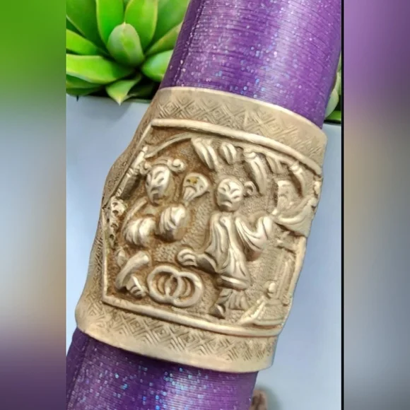 Original Late Ching Period Antique Chinese Silver Ring - Picture 2 of 4